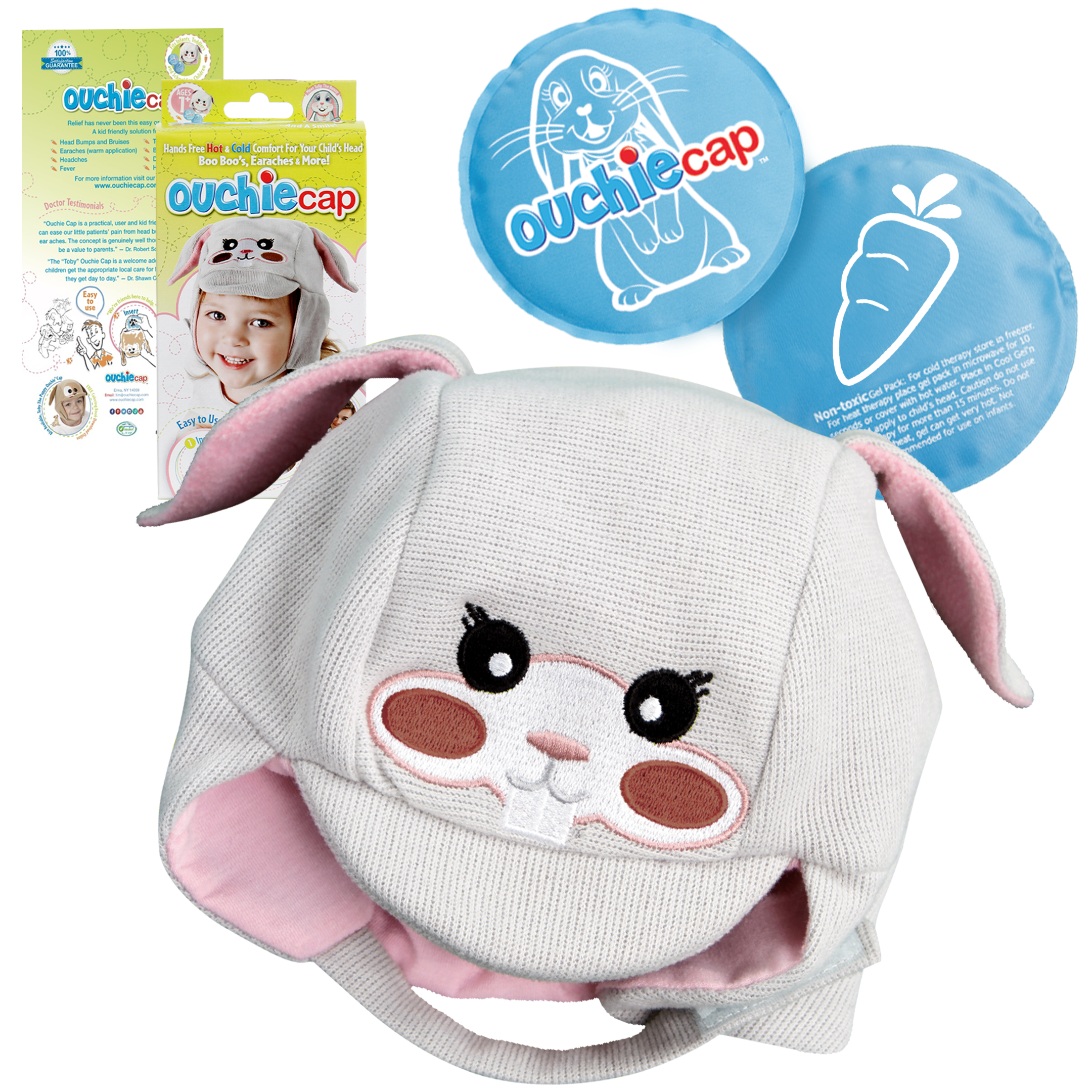 Buy Tulip Children's Gel Pack Cap | Hot and Cold | Ouchie Cap